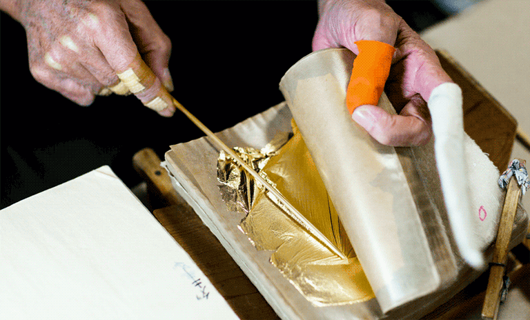 KENRAN Leather | 縁付金箔の伝統継承｜KENRAN Leather